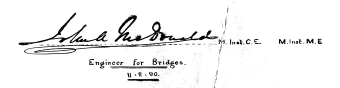 John Alexander McDonald's signature